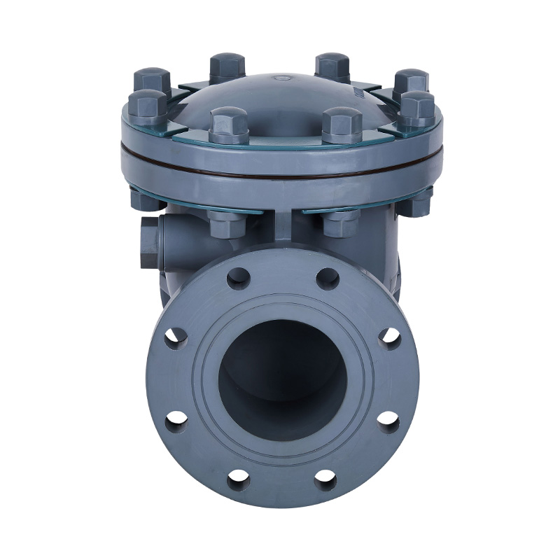 PVC-C H44F-10V Spätný ventil otočného typu DN15-300 1/2'-12' ANSI štandard