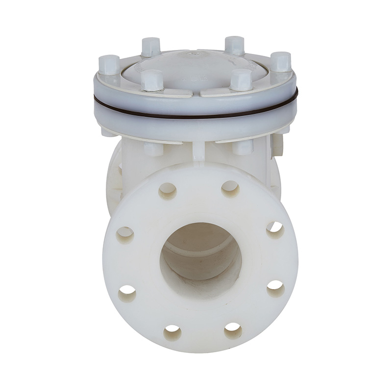 PVDF H44F-10F Spätný ventil otočného typu DN15-300 GB Štandard