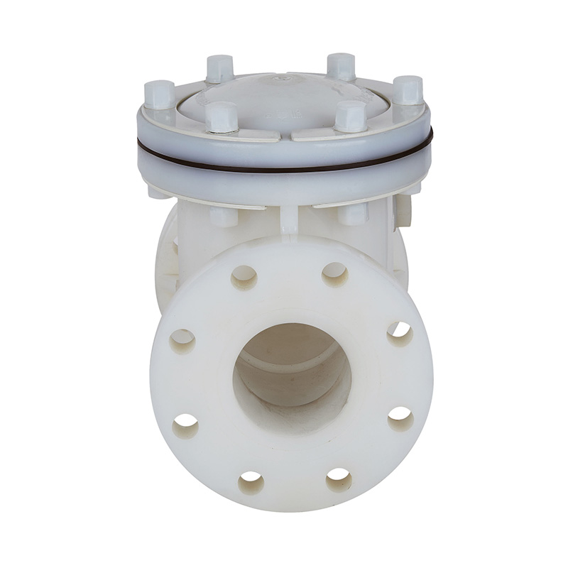 PVDF H44F-10F Spätný ventil otočného typu DN15-300 1/2'-12' ANSI štandard