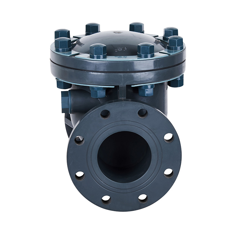 PVC-U H44F-10U Spätný ventil s výkyvným typom DN15-300 GB Štandard