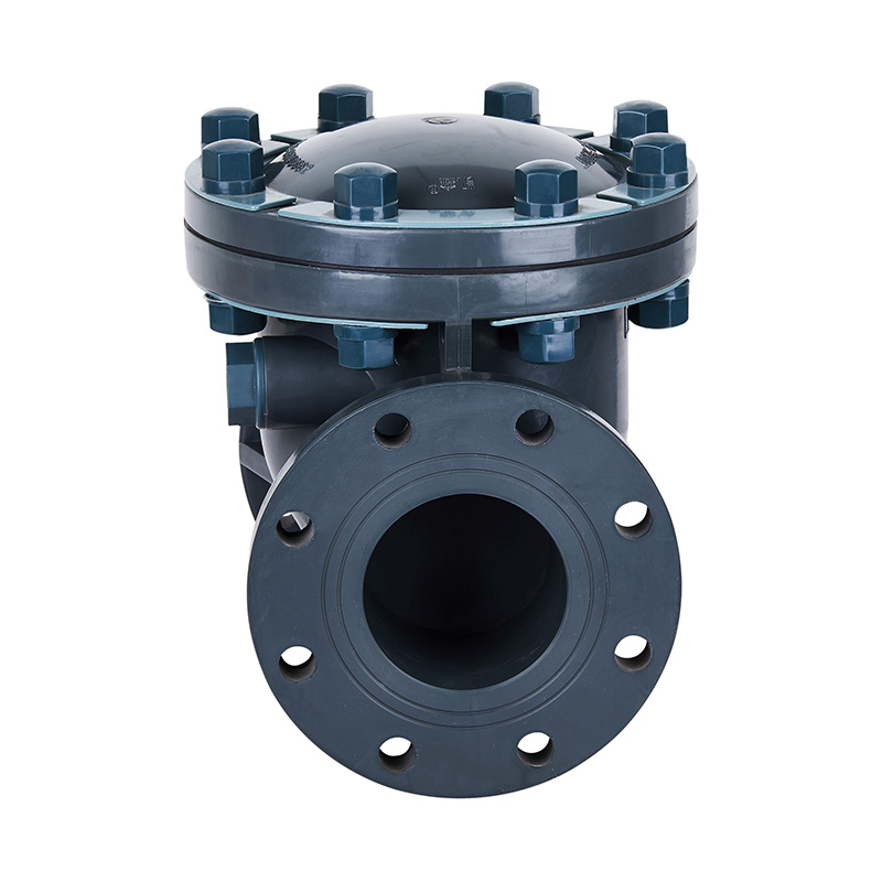 PVC-U H44F-10U Spätný ventil otočného typu DN15-300 1/2'-12' ANSI štandard