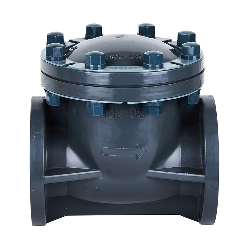 PVC-U H44F-10U Spätný ventil otočného typu DN15-300 1/2'-12' ANSI štandard