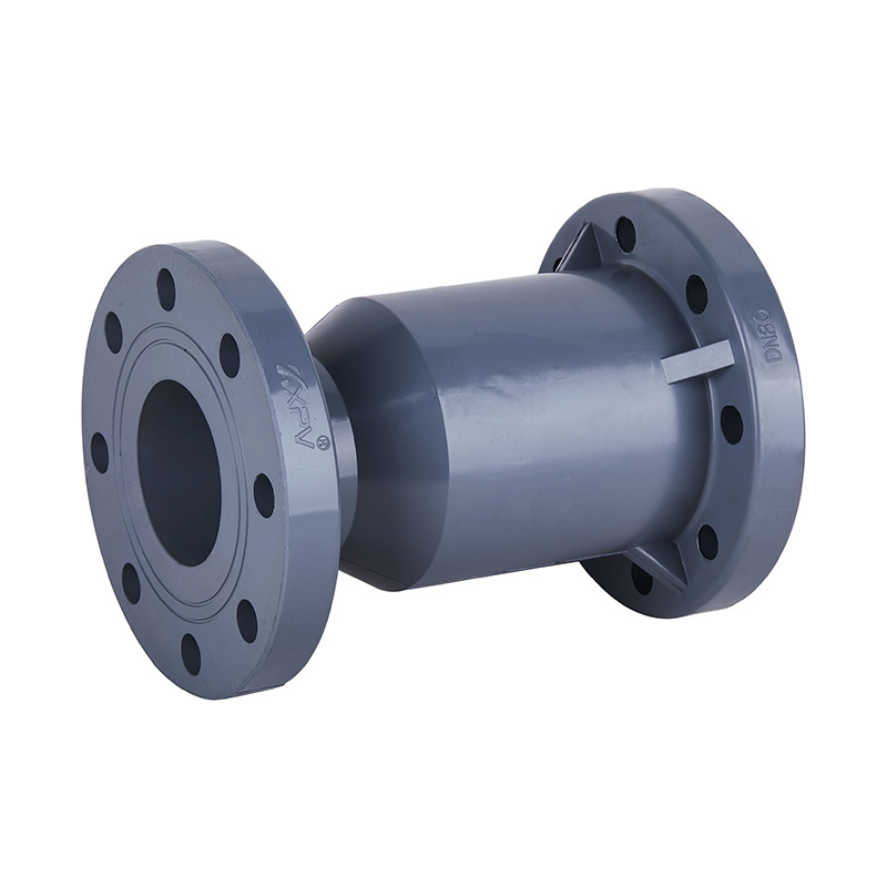 PVC-C H41F-10V Vertikálny spätný ventil DN15-300 GB Štandard