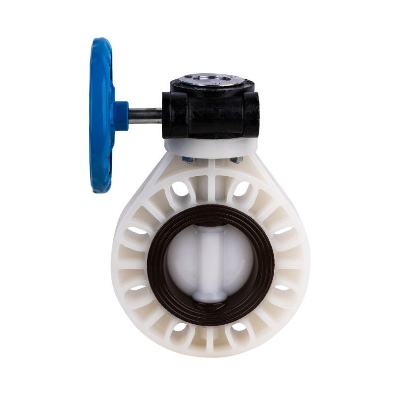 PVDF D371X-10F Šnekový škrtiaci ventil DN32-1000 GB štandard