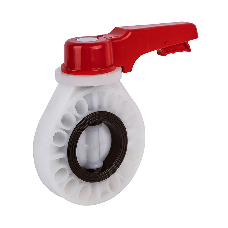 PVDF D71X-10F Typ s ručným kolesom škrtiaci ventil DN15-200 15A-200A JIS štandard