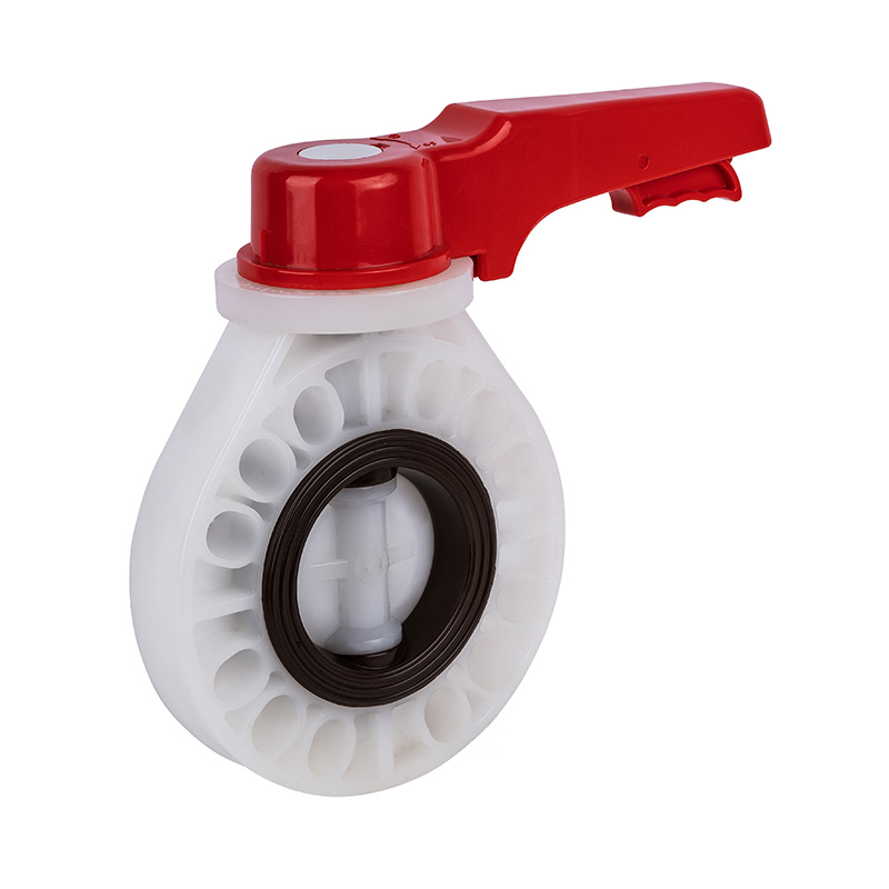 PVDF D71X-10F škrtiaci ventil s rukoväťou DN40-200 1-1/2'-8' ANSI štandard