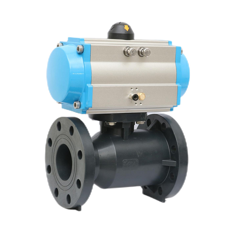 FRPP Q641F-10S pneumatický prírubový guľový ventil DN15-300 1/2'-12' ANSI štandard