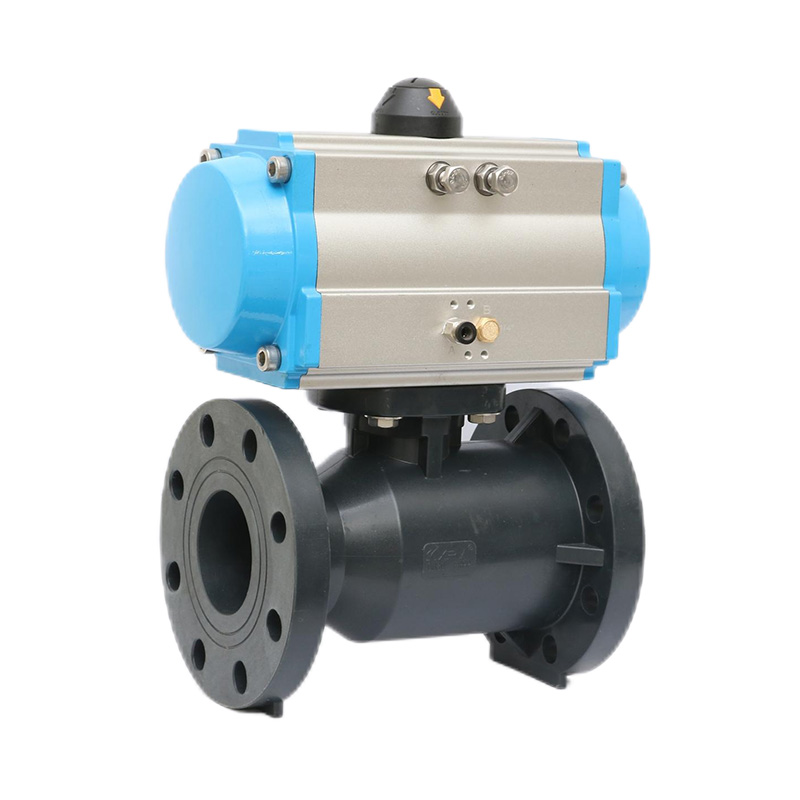 FRPP Q641F-10S Pneumatický prírubový guľový ventil DN20-300 20A-300A JIS štandard