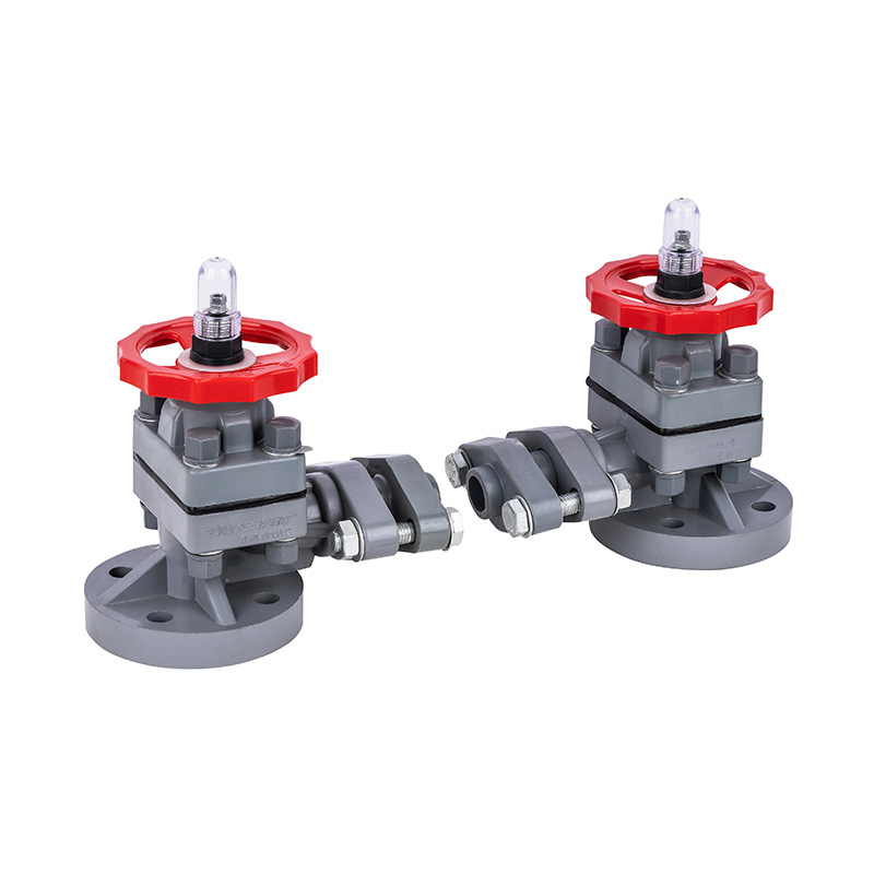 PVC-C G41F-10V indikátor hladiny DN15-50 1/2'-2' ANSI štandard