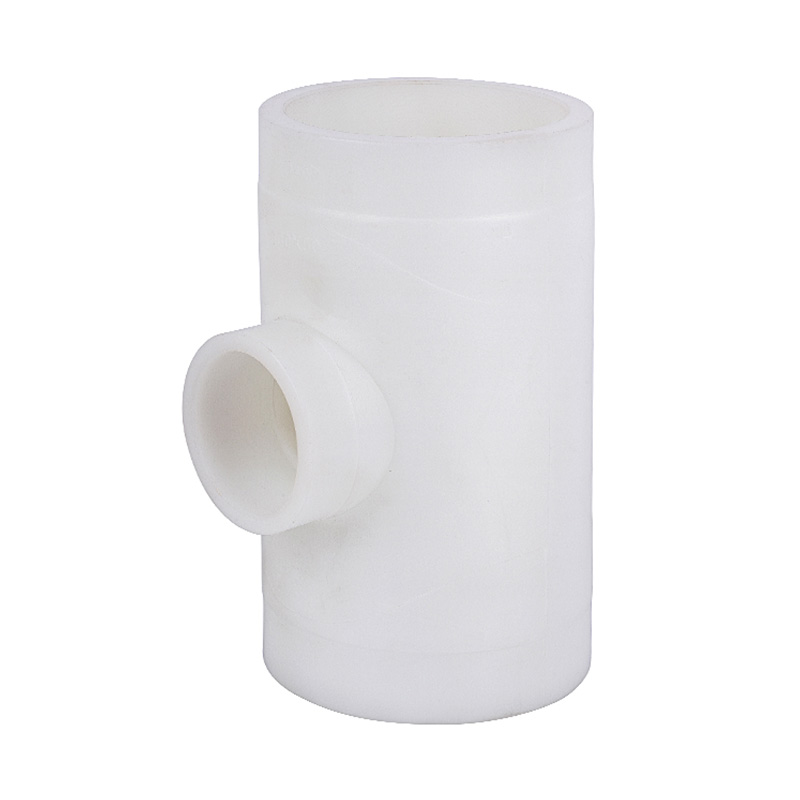 PVDF T-kus na redukciu na tupo DN15*20-100*80 GB štandard